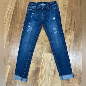 Kancan western distressed skinny Jean size 27